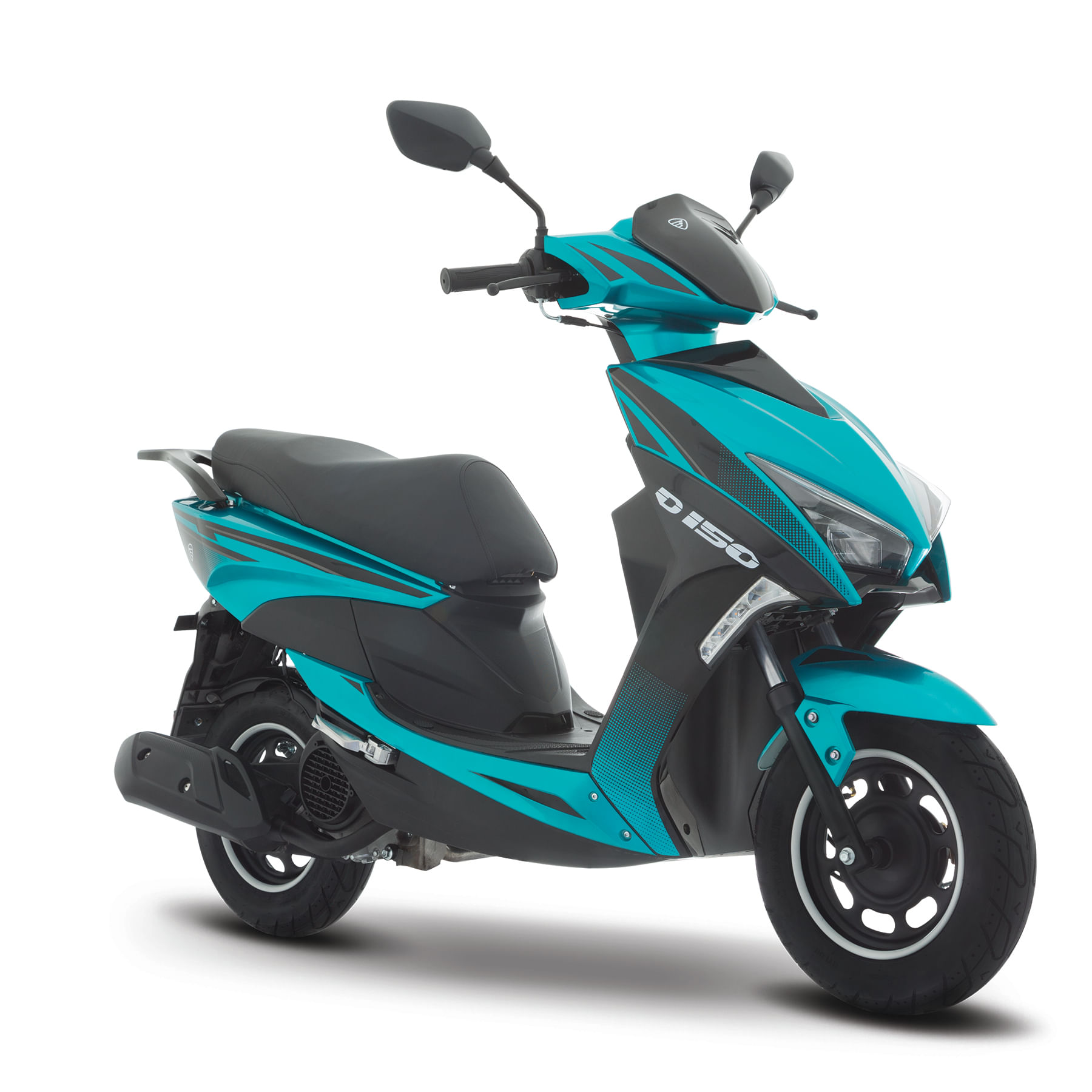 Motoneta D150 Italika Aqua/Negro