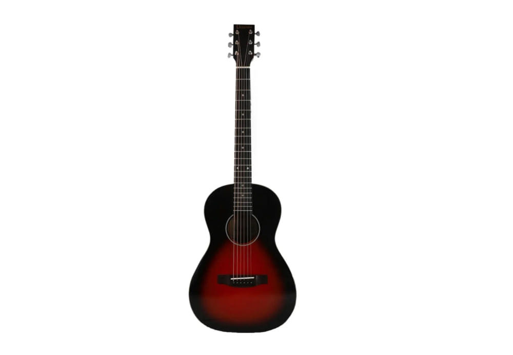 Guitarra Profesional Liverpool AFM16-O Acustica 6 Cuerdas Estilo Parlor Tapa Solida de Abeto con Funda Incluida