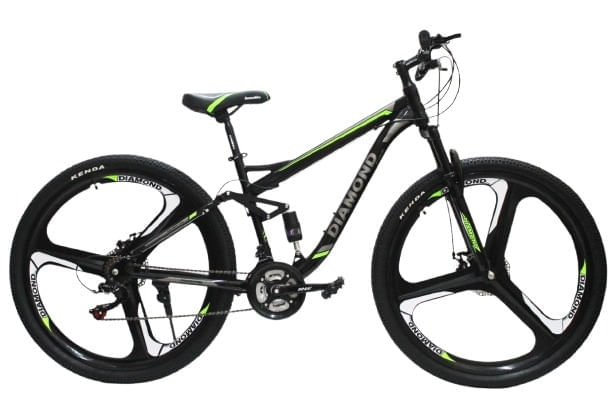 Bicicleta MTB 26 Diamond Dual BL152 con Suspension Delantera, Piñon de 7 Pasos, 21 Velocidades y Frenos de Disco en Colores Varios
