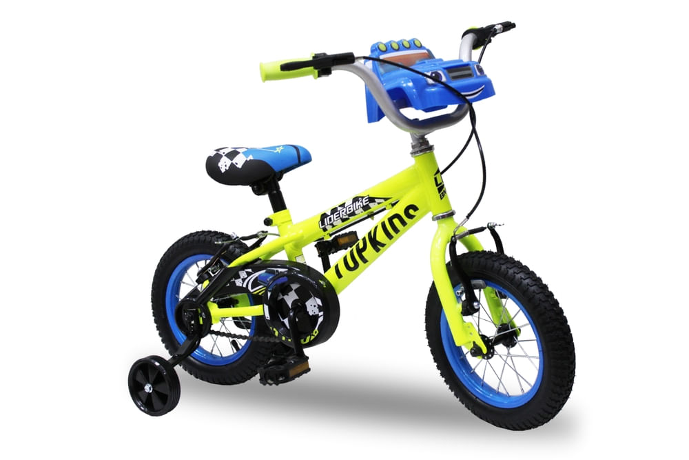 Bicicleta Diamond BL130 BMX12 con Timon BMX, Freno V-Brake y Estabilizador Reforzado en Colores Varios