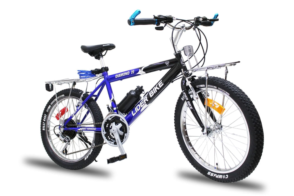 Bicicleta MTB Lider Bike 20 Modelo BL20 con Frenos V-Brake, Llantas Todo Terreno y Kit Completo de Accesorios
