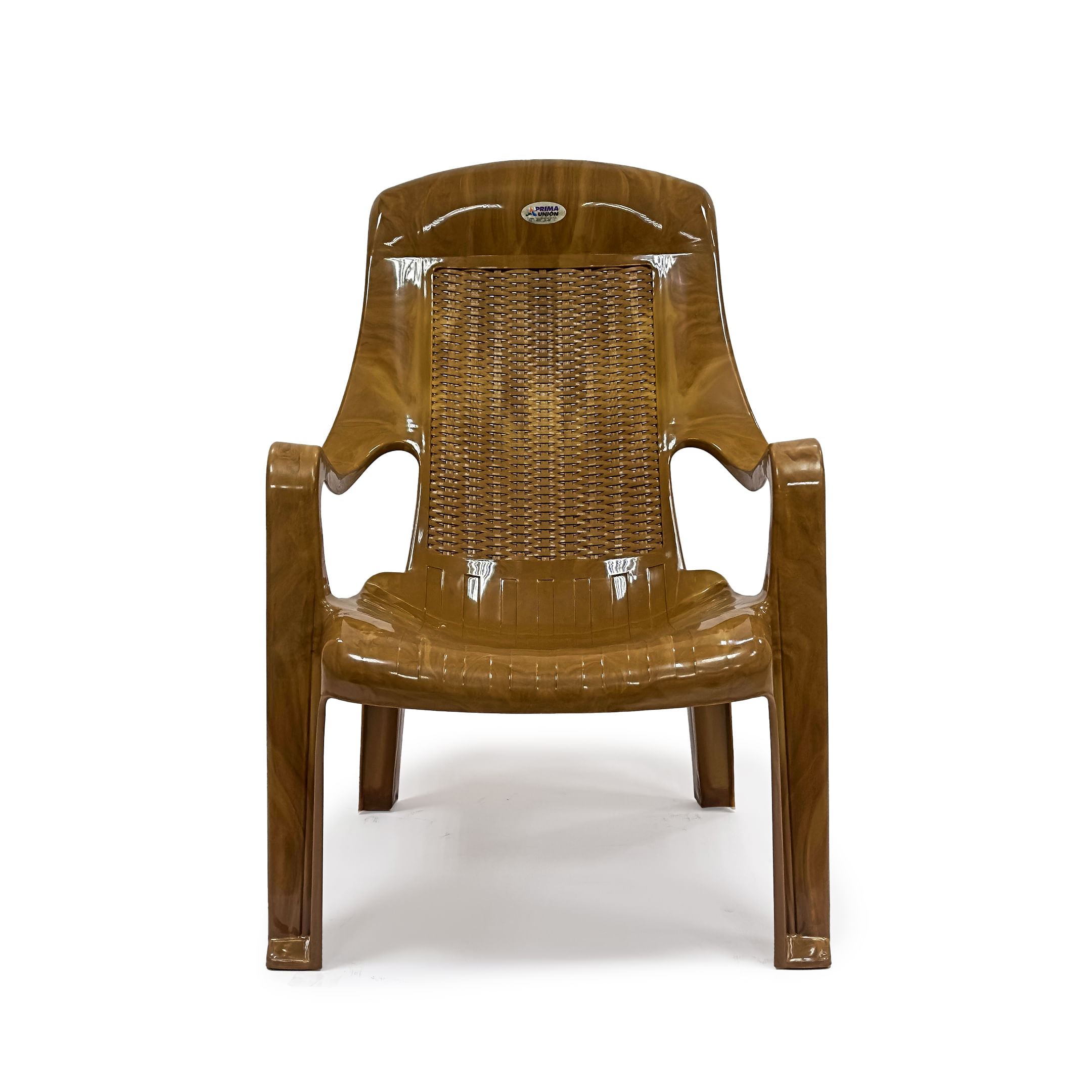 Silla Plastica Mallorca Sandalo Union con Apoyabrazos, Antideslizante y Soporte de hasta 350 Libras para Interior y Exterior en Colores Varios