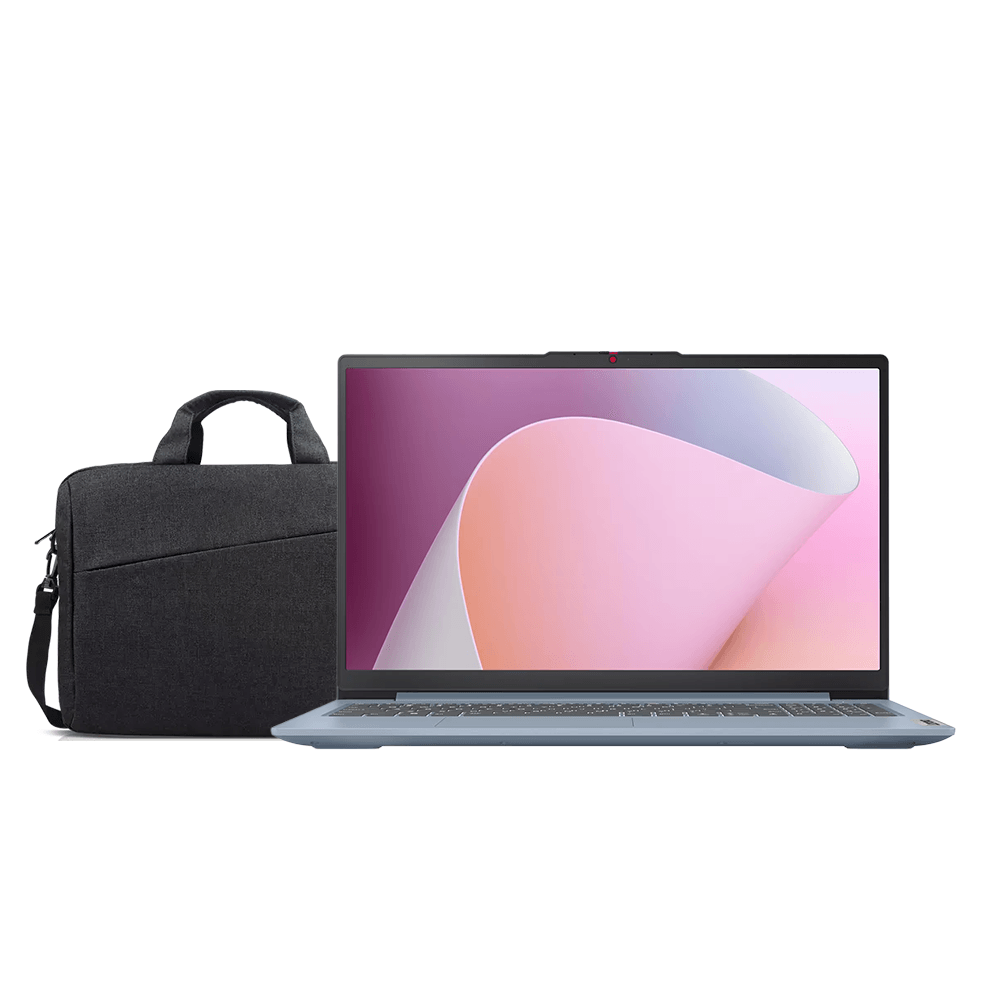 Laptop Lenovo R7 15.6 FHD 16GB RAM 1TB SSD AMD Ryzen 7 5825U 82XM016JGJ Color Frost Blue, incluye Office Trial y Maletin