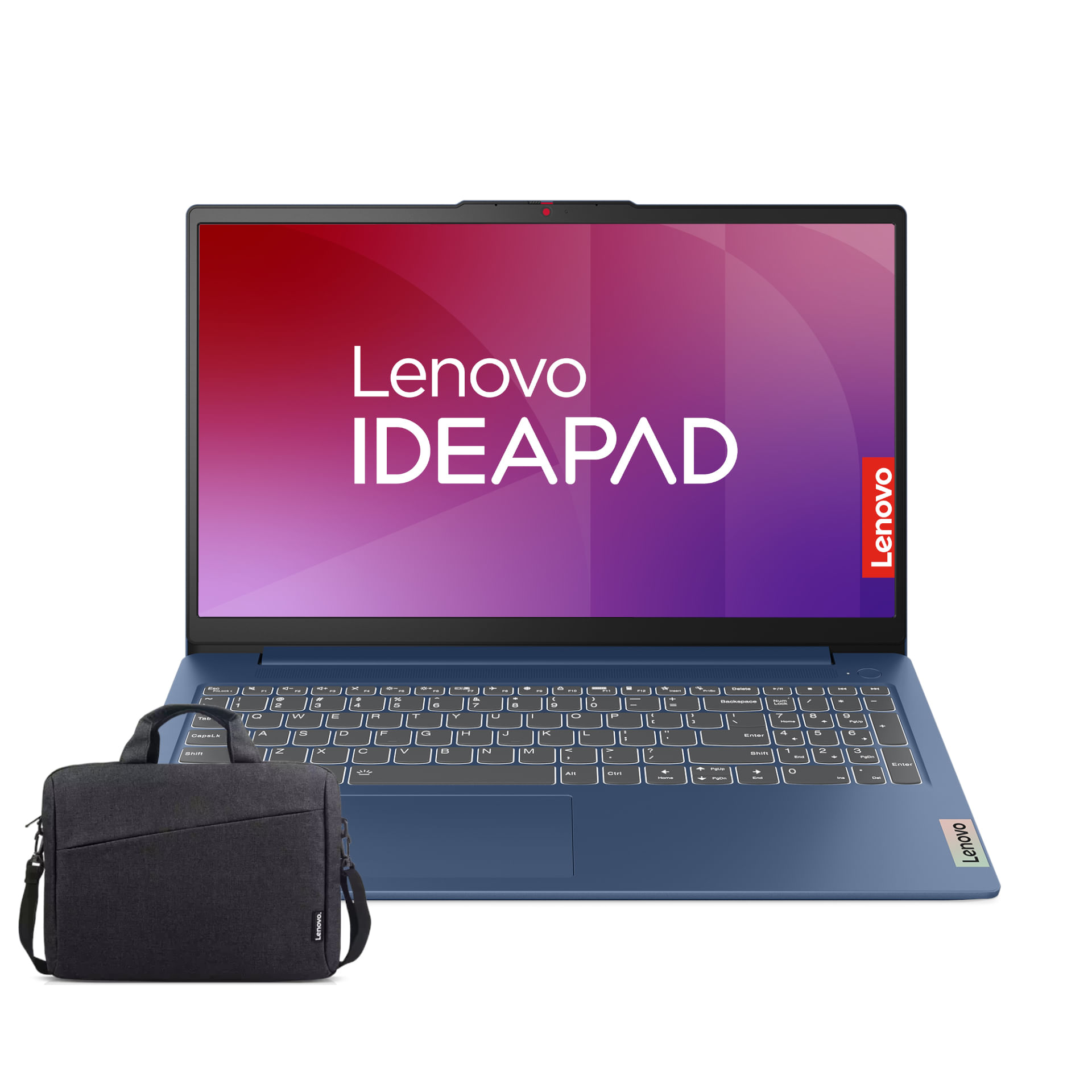 Laptop Lenovo Len Ips 3 82XM016KGJ 15.6 Pulgadas FHD Procesador AMD Ryzen 5 16GB de RAM 512GB SSD Color Frost Blue, incluye Office Trial y Maletin