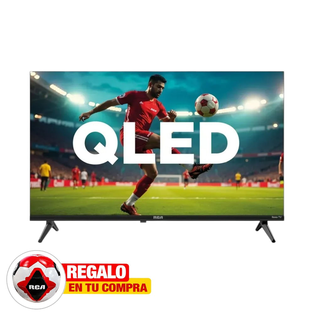 Televisor RCA RC58QL de 58 pulgadas Smart TV QLED UHD con Sistema Roku Integrado, Dolby Di…